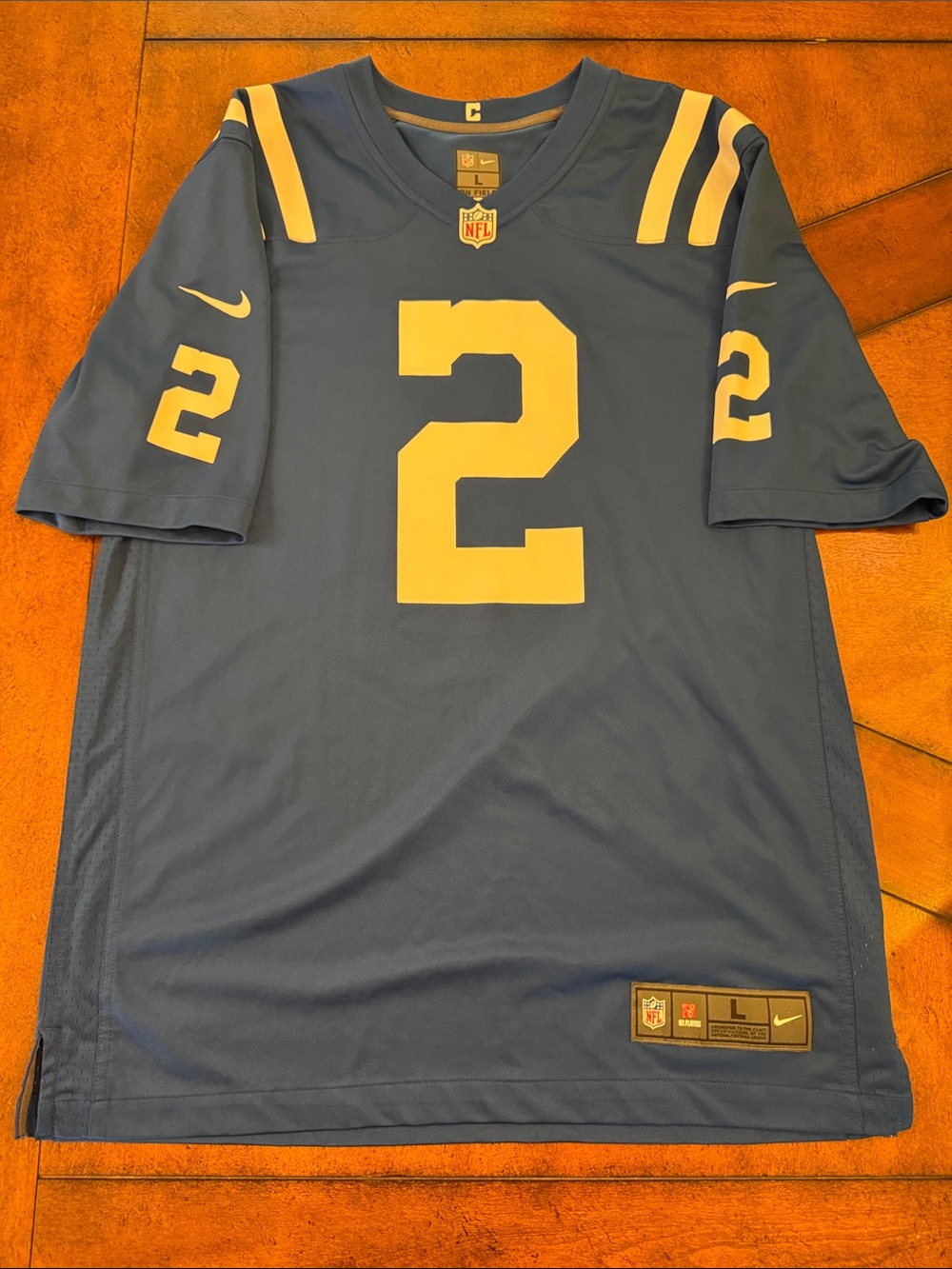 Nike Men’s Blue and White Football Jersey #2 Matt Ryan Indianapolis Colts